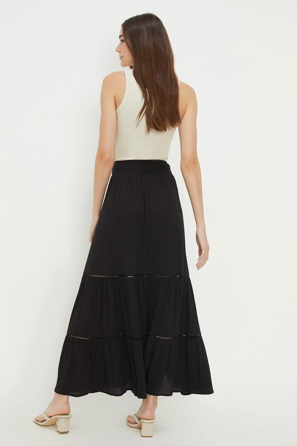 Dorothy Perkins Tiered Trim Maxi Skirt 5 Dorothy Perkins Tiered Trim Maxi Skirt - Image 3