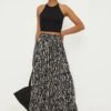 Dorothy Perkins Mono Tiered Maxi Skirt 1 Dorothy Perkins Mono Tiered Maxi Skirt -Perkindo Store bqq12164 mono xl