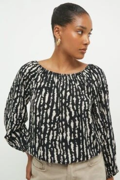 Dorothy Perkins Mono Bardot Top