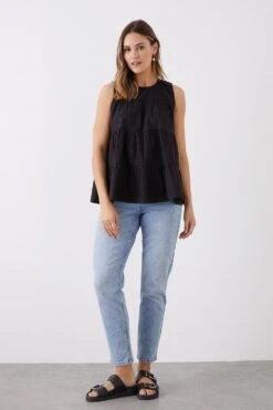 Dorothy Perkins Smock Tiered Shell Blouse