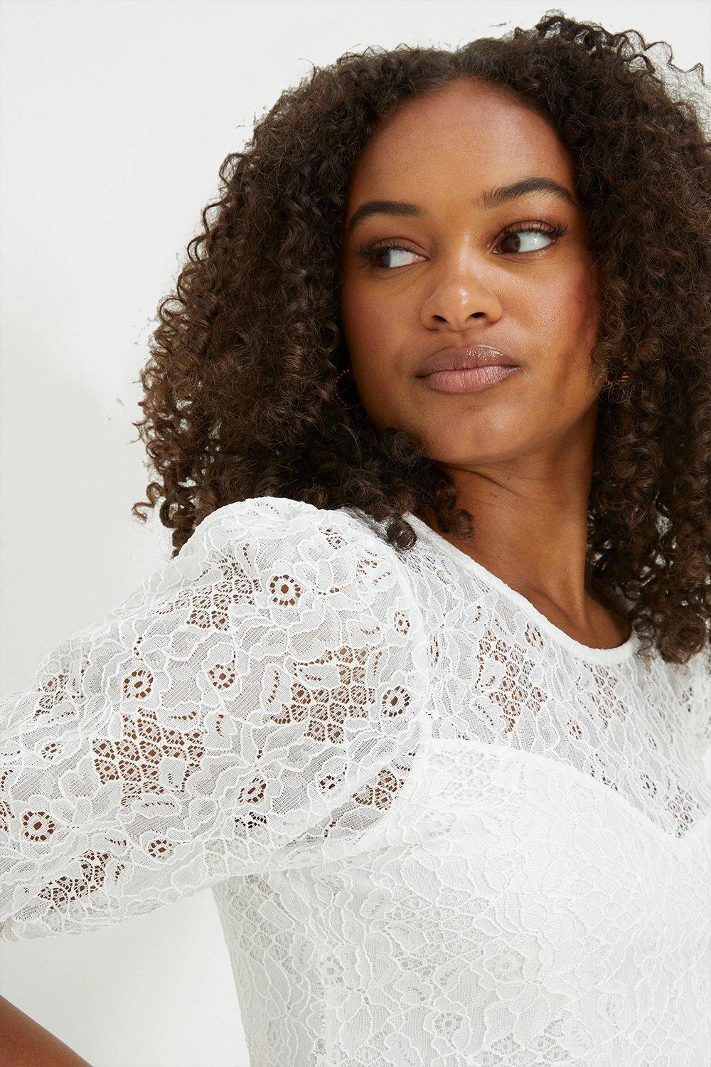 Dorothy Perkins Tall White Lace Top 4 Dorothy Perkins Tall White Lace Top - Image 2