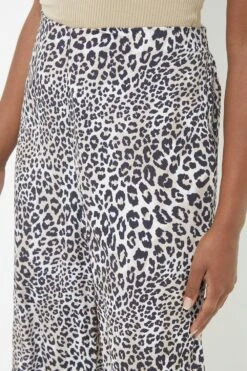 Dorothy Perkins Tall Leopard Print Straight Leg Trousers -Perkindo Store bqq12238 black xl 3