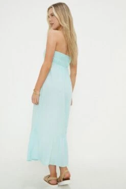 Dorothy Perkins Petite Bandeau Frill Hem Midi Dress -Perkindo Store bqq12331 blue xl 3