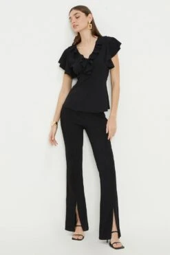 Dorothy Perkins Frill Detail Peplum Top