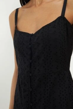 Dorothy Perkins Brodarie Strappy Midi Dress -Perkindo Store bqq12428 black xl 1