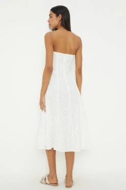 Dorothy Perkins Cutwork Bandeau Midi Dress 9 Dorothy Perkins Cutwork Bandeau Midi Dress -Perkindo Store bqq12449 ivory xl 3