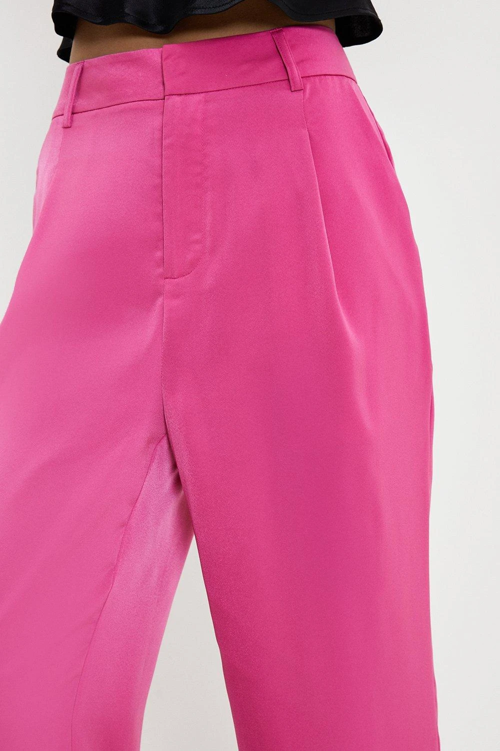 Dorothy Perkins Satin Straight Leg Trousers 4 Dorothy Perkins Satin Straight Leg Trousers - Image 2