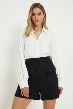 Dorothy Perkins Tall Pocket Front Shorts -Perkindo Store bqq12537 black xl 3