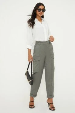 Dorothy Perkins Cargo Pocket Tailored Trousers