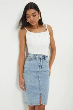 New Release 21 Dorothy Perkins Midi Denim Skirt