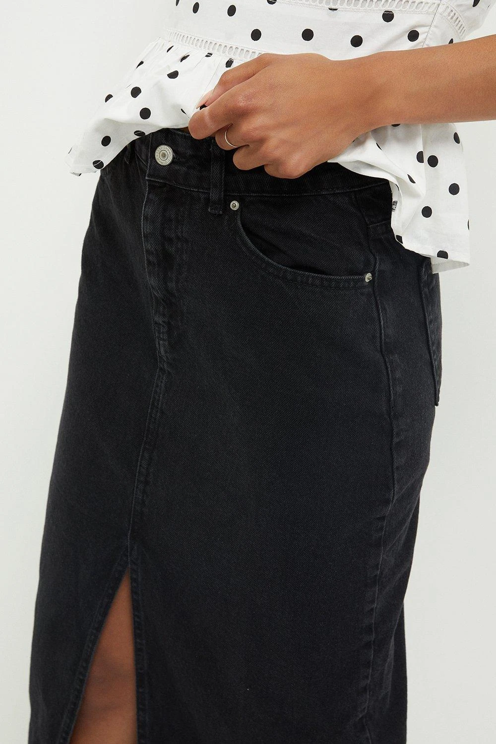 Dorothy Perkins Midaxi Denim Skirt 4 Dorothy Perkins Midaxi Denim Skirt - Image 2