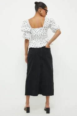 Dorothy Perkins Midaxi Denim Skirt 7 Dorothy Perkins Midaxi Denim Skirt -Perkindo Store bqq12582 grey xl 2