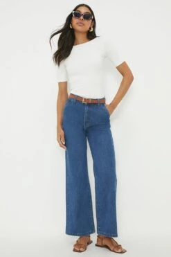 Dorothy Perkins High Rise Wide Leg Jeans