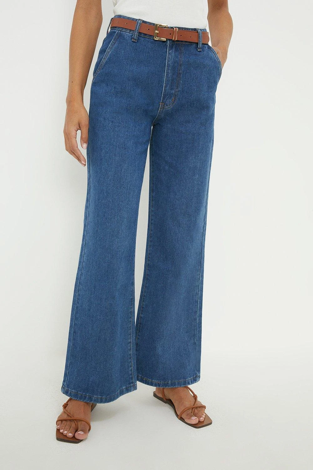 Dorothy Perkins High Rise Wide Leg Jeans 4 Dorothy Perkins High Rise Wide Leg Jeans - Image 2