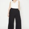 Dorothy Perkins Curve Black Wide Leg Trousers -Perkindo Store bqq12592 black xl