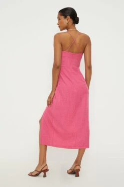Dorothy Perkins Strappy Pencil Dress -Perkindo Store bqq13252 pink xl 2