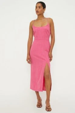 Dorothy Perkins Strappy Pencil Dress -Perkindo Store bqq13252 pink xl 3