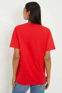 Dorothy Perkins Vacanes Front Print Tee -Perkindo Store bqq13311 red xl 2