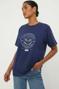 Dorothy Perkins Tennis Club Front Print Tee