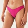 Accessorize Crinkle Bikini Bottoms -Perkindo Store m5045463523135 pink xl