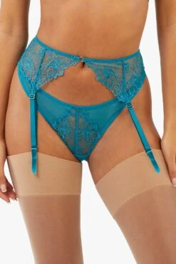 Playful Promises Marsha Embroidery And Rings Suspender