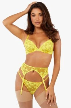 Playful Promises Audre Suspender 9 Playful Promises Audre Suspender -Perkindo Store m5053596641909 yellow xl 3