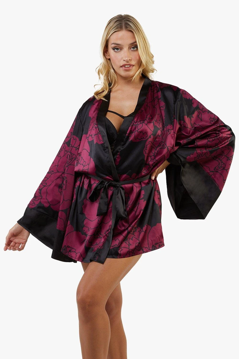 Playful Promises Florence Oversized Floral Kimono 3 Playful Promises Florence Oversized Floral Kimono