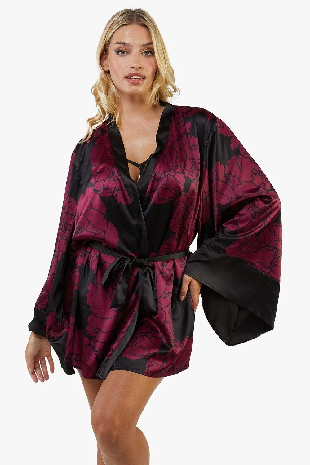 Playful Promises Florence Oversized Floral Kimono 6 Playful Promises Florence Oversized Floral Kimono - Image 4