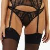 Playful Promises Fallon Lace Suspender 2 Playful Promises Fallon Lace Suspender -Perkindo Store m5056575324978 black xl