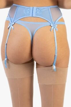 Playful Promises Fallon Blue Lace Suspender 8 Playful Promises Fallon Blue Lace Suspender -Perkindo Store m5056575394520 blue xl 2