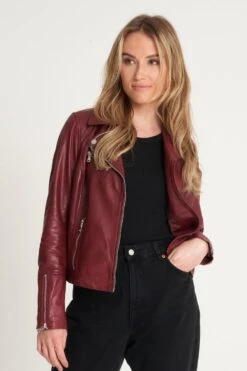Barneys Originals Veg-Tanned Leather Biker Jacket